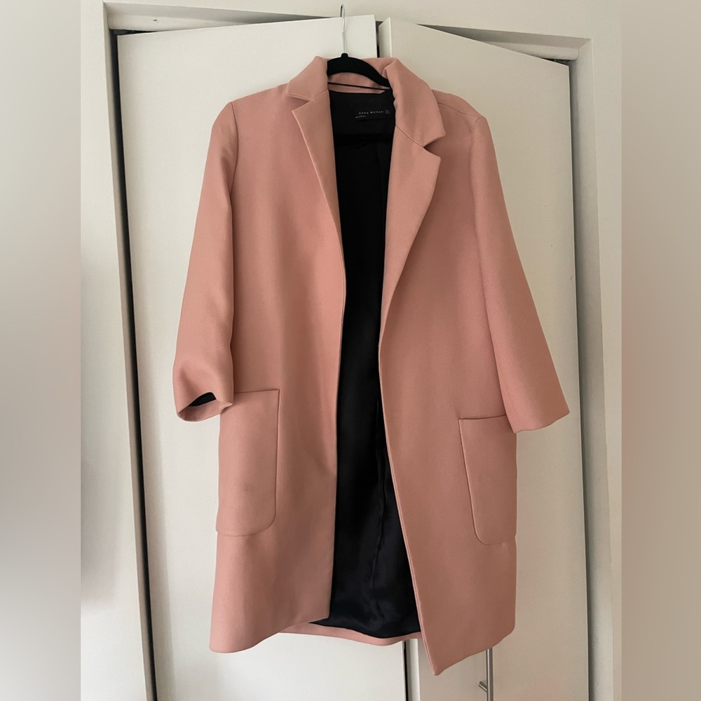 Zara Pink Trench Coat